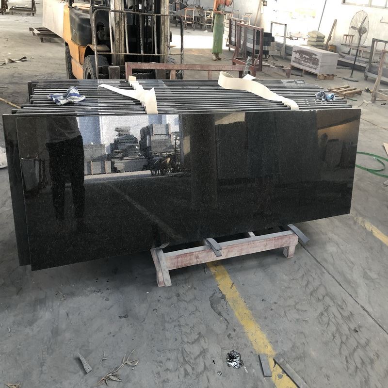 black granite countertops