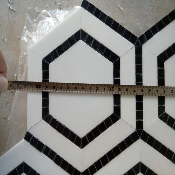 Black And White Marble Mosaic