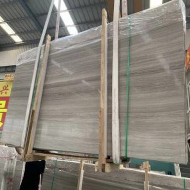 سنگ مرمر دانه ای چوبی سفید