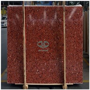 Terrazzo قرمز تیره