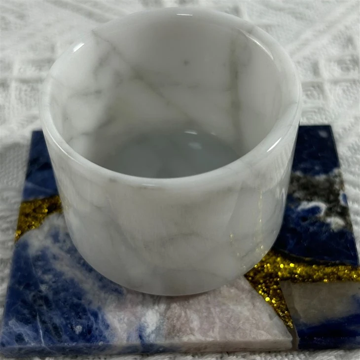 Marble Round Coasters